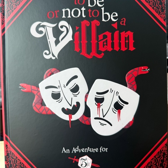 To Be or Not to Be a Villain Role Playing Game Book - Picture 5 of 6